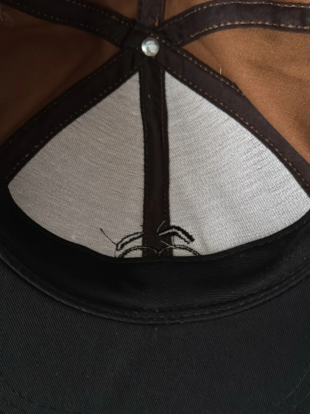 Warner Bros. Brown and Black Cap - Studio Store Tag